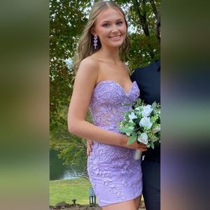 Sherri Hill Size 00 Lilac